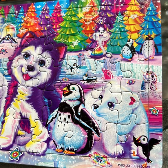 Vintage Lisa Frank Jigsaw Puzzles Hunter Tikanni Puppy Junk Food in Space (3) - Picture 9 of 10